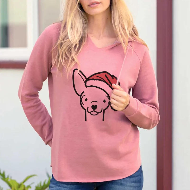 Jolly Chihuahua - Cali Wave Hooded Sweatshirt Hoodie with Slit Hem Functional Movement Jolly Chihuahua - Cali Wave Hooded Sweatshirt Hoodie with Slit Hem Functional Movement