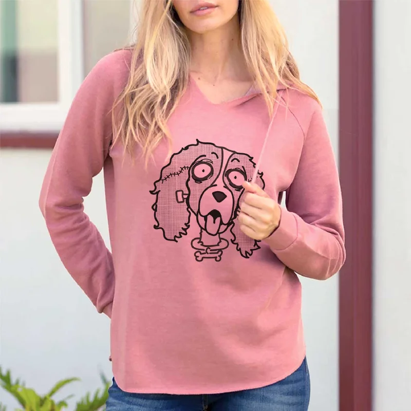English Springer Spaniel - Nightmare Collection - Cali Wave Hooded Sweatshirt Hoodie with Pocket Utility Practical English Springer Spaniel - Nightmare Collection - Cali Wave Hooded Sweatshirt Hoodie with Pocket Utility Practical