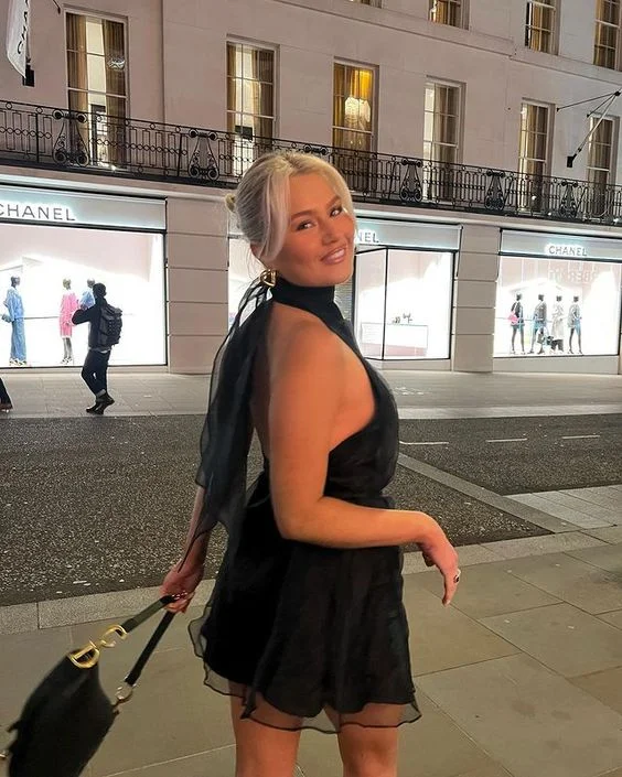 Black Halter Backless Homecoming Dress Short Evening Party Dress,DP1703 Tunics Silk luxurious Black Halter Backless Homecoming Dress Short Evening Party Dress,DP1703 Tunics Silk luxurious