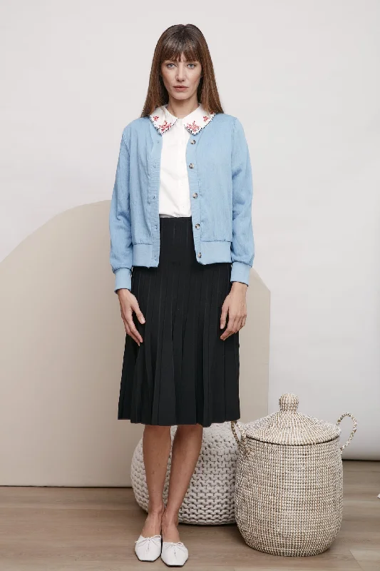 Beige Eve Skirt linen skirt natural