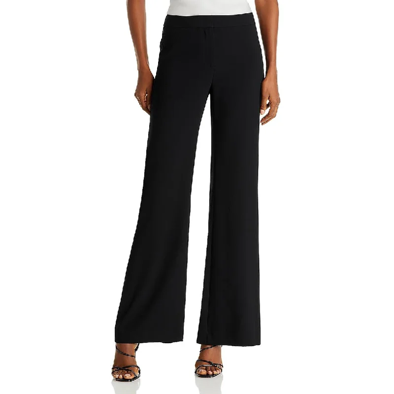 Kobi Halperin Womens Solid Casual Wide Leg Pants Stylish Casual Pants