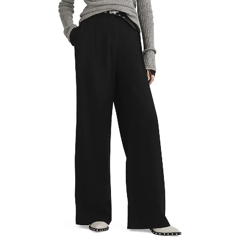 Rag & Bone Womens Wide Leg High Wasted Wide Leg Pants High-Waist Yoga Pants