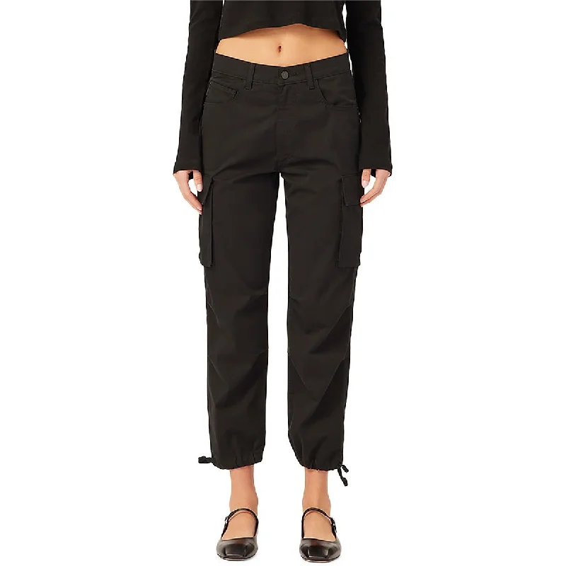 DL1961 Womens Gwen Mid Rise Jogger Cargo Pants Cozy Lounge Pants