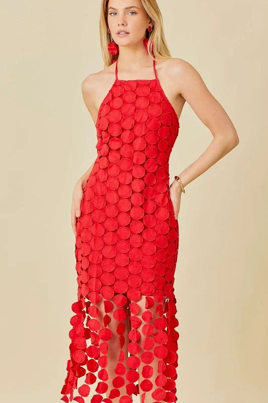 Milam Lipstick Red Party Dress Tunics Exclusive limited