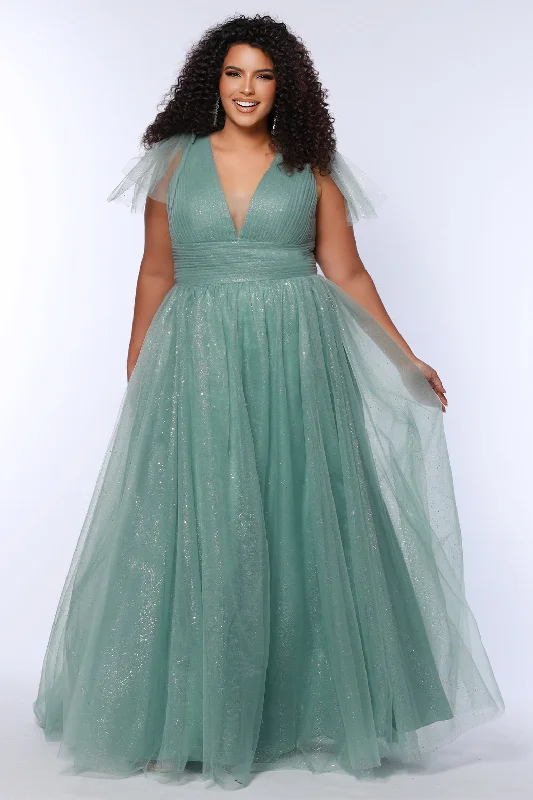 Sugar Cookie Prom Dress Crew Neckline Casual