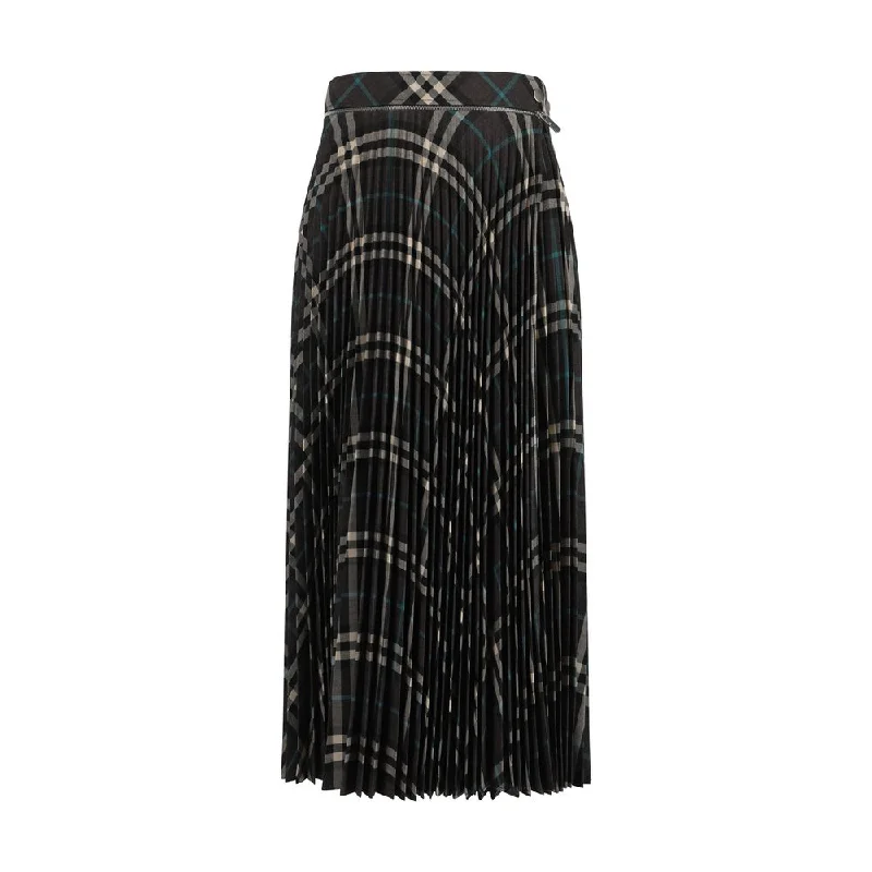 Burberry Evening Midi Skirts lace skirt delicate
