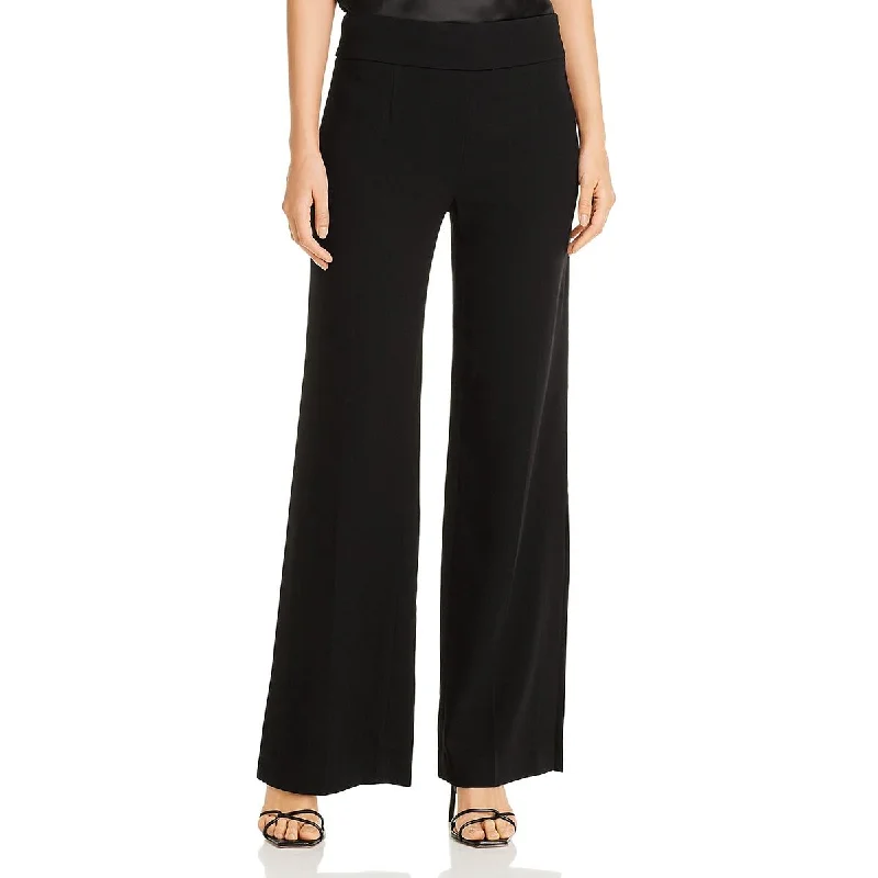 Elie Tahari Womens Haidee Slit Wide Leg Dress Pants Fashionable Tapered Leg Pants