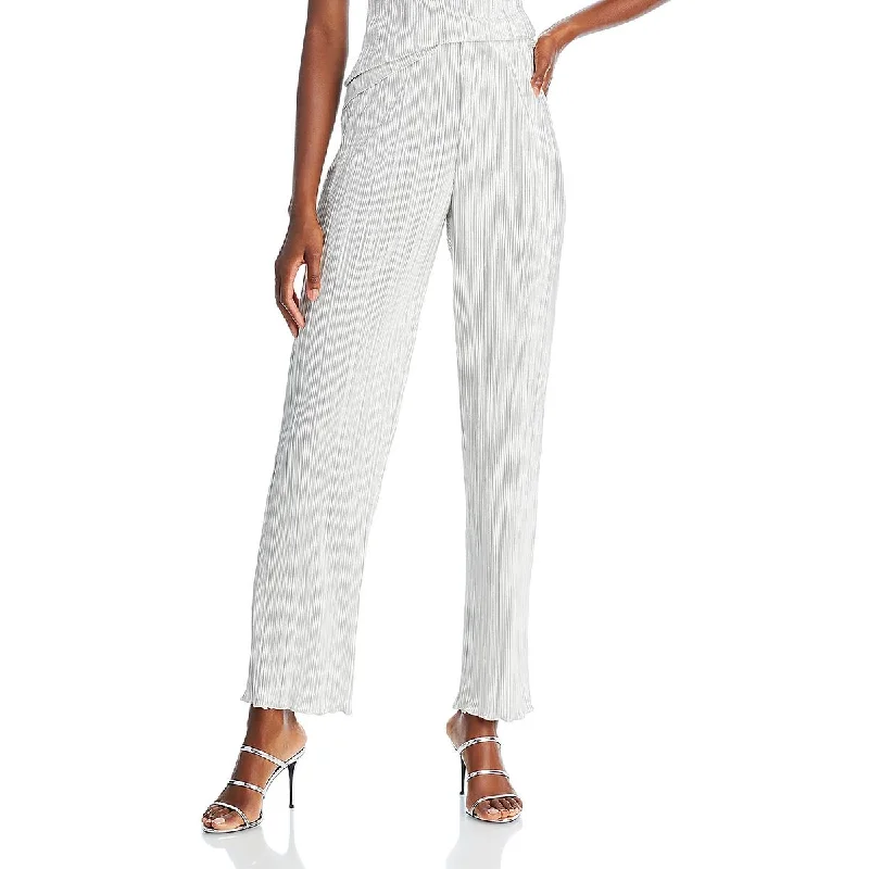 Rails Womens Rowan Metallic High Rise Wide Leg Pants Fashionable Sporty Pants
