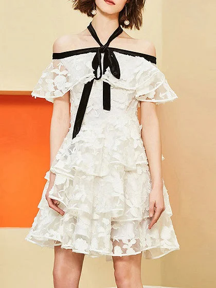 Chic Homecoming Dresses Off-the-shoulder A-line Short Prom Dress Lace Party Dress JK574 Tunics Business professional Chic Homecoming Dresses Off-the-shoulder A-line Short Prom Dress Lace Party Dress JK574 Tunics Business professional