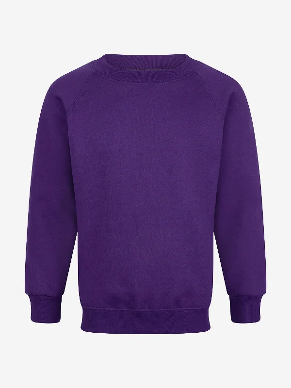Zeco Kids School Crew Neck Sweatshirt in Purple Hoodie with Magnetic Closure Innovative Modern Zeco Kids School Crew Neck Sweatshirt in Purple Hoodie with Magnetic Closure Innovative Modern
