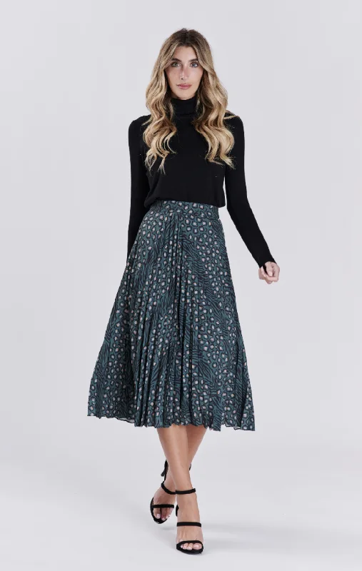 Paper Parachute Colorful Swirl Chiffon Skirt cashmere skirt plush
