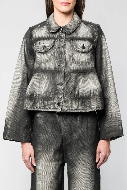 Melitta Baumeister Cropped Denim Painted Jacket Toggled Jacket Drawstring Jacket Belted Jacket Melitta Baumeister Cropped Denim Painted Jacket Toggled Jacket Drawstring Jacket Belted Jacket