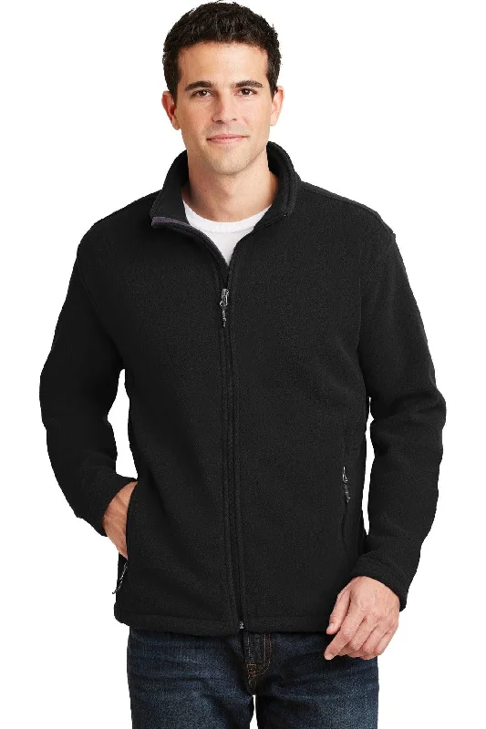 Port Authority Value Fleece Jacket. F217 Welt Pockets Slit Pockets Flap Pockets