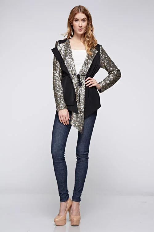 Blazer With Sequins Detail Milan Custom Blazer