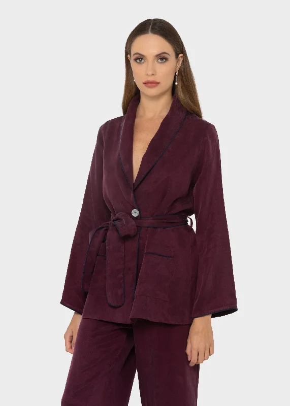 Merlot Grace Soft Blazer New Women's Blazer