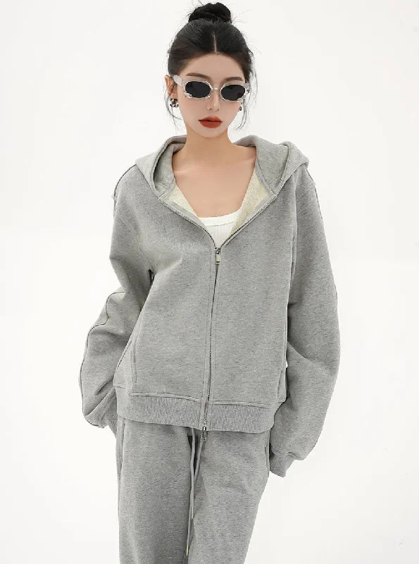 Oversized Zip-Up Hoodie - Unisex Relaxed Fit Sweatshirt Jacket Chenille Jacket Brocade Jacket Lace Jacket Oversized Zip-Up Hoodie - Unisex Relaxed Fit Sweatshirt Jacket Chenille Jacket Brocade Jacket Lace Jacket