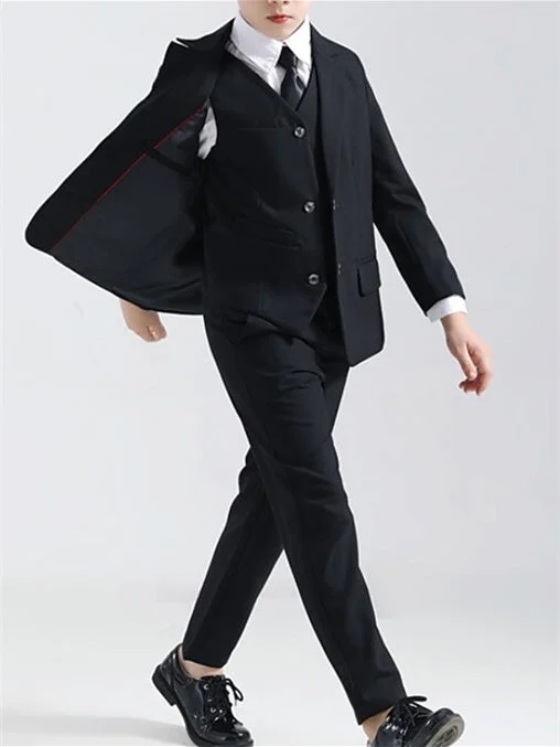 Boys Suit & Blazer Clothing Set 5 Pieces Long Sleeve Boy's Special Occasion Wedding Suit Sets Women's Plaid Suit Boys Suit & Blazer Clothing Set 5 Pieces Long Sleeve Boy's Special Occasion Wedding Suit Sets Women's Plaid Suit
