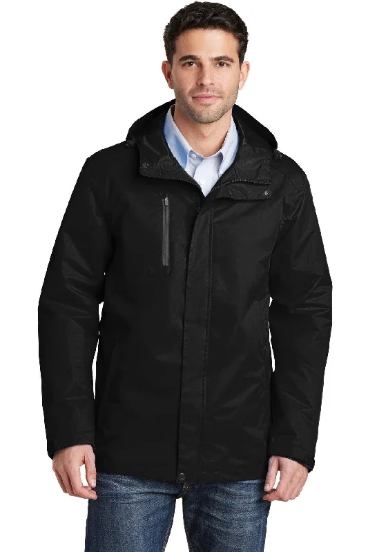 Port Authority All-Conditions Jacket. J331 Notch Collar Jacket Peter Pan Collar Jacket Cowl Neck Jacket
