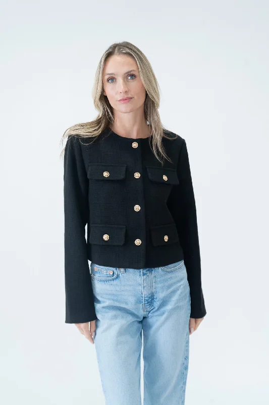 Blakely Blazer Black - Six Fifty Clothing Women's Classic Suit