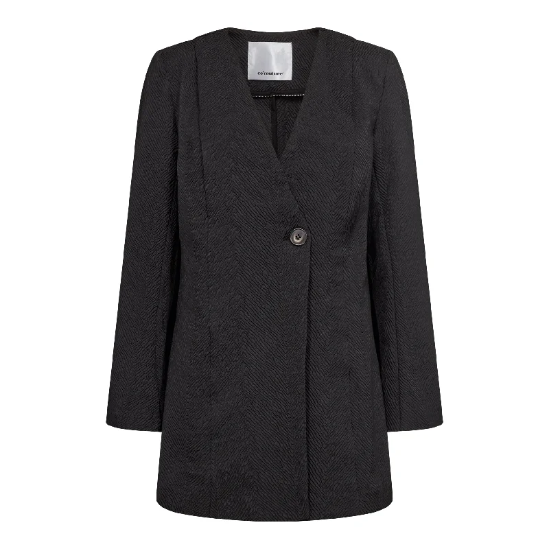 Cocouture - JennaCC Blazer - Sort Slim Fit Blazer