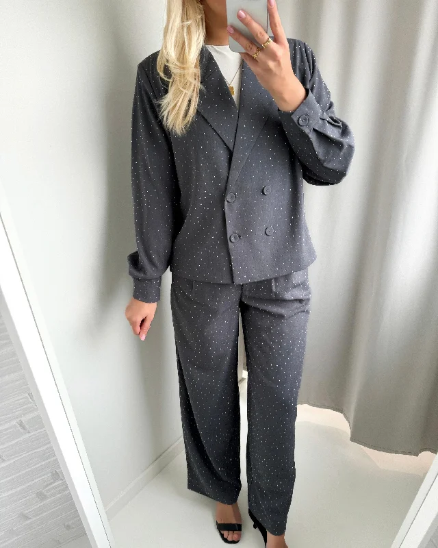Y.A.S blazer rhine medium grey/w. rhinestones New Women's Blazer