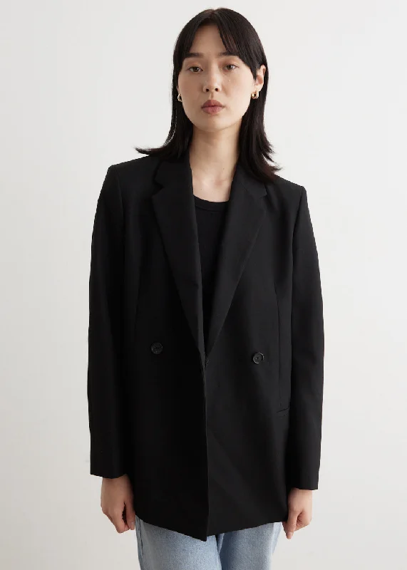 Double-Breasted Blazer Women's High-End Blazer