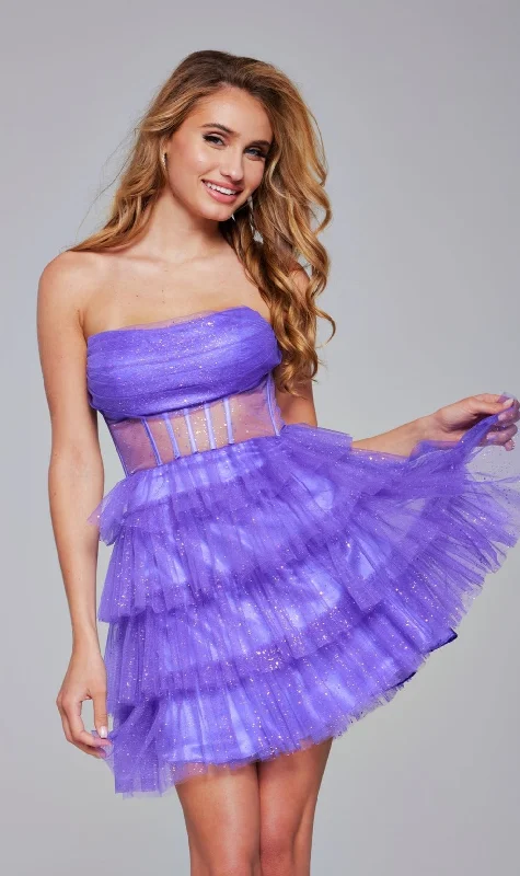 Jovani Short Party Dress 39666 Shift Classic Vintage