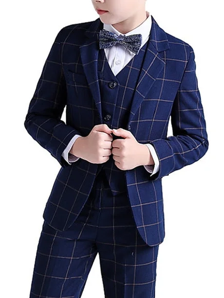 Boys Suit & Blazer Clothing Set 3 Pieces Long Sleeve Wedding Suit Sets Women's Denim Suit Boys Suit & Blazer Clothing Set 3 Pieces Long Sleeve Wedding Suit Sets Women's Denim Suit
