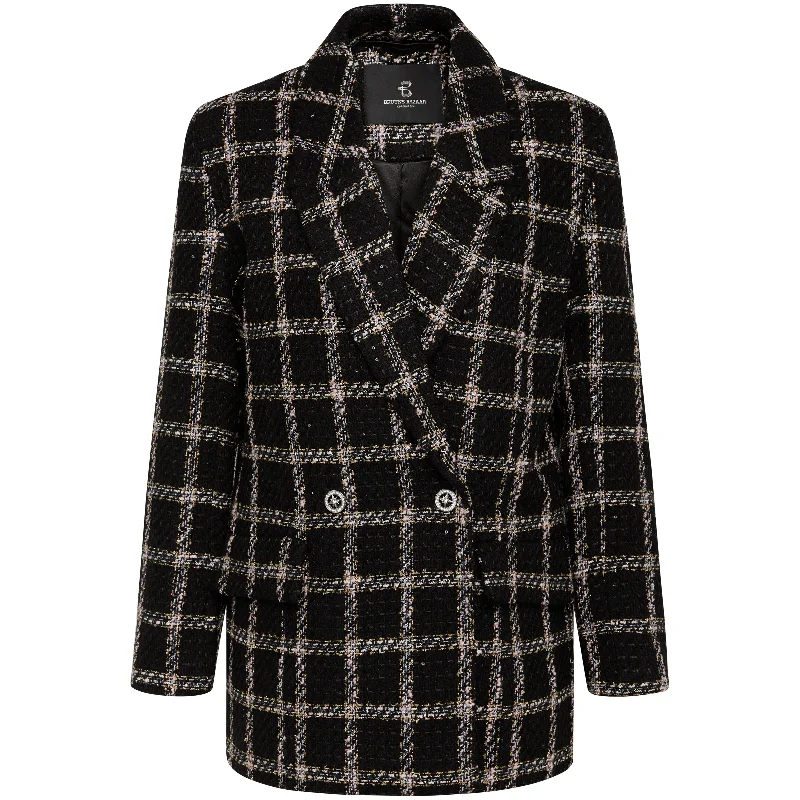 Bruuns Bazaar Damer - AzollaBBGrande blazer - Sort Women's Casual Suit