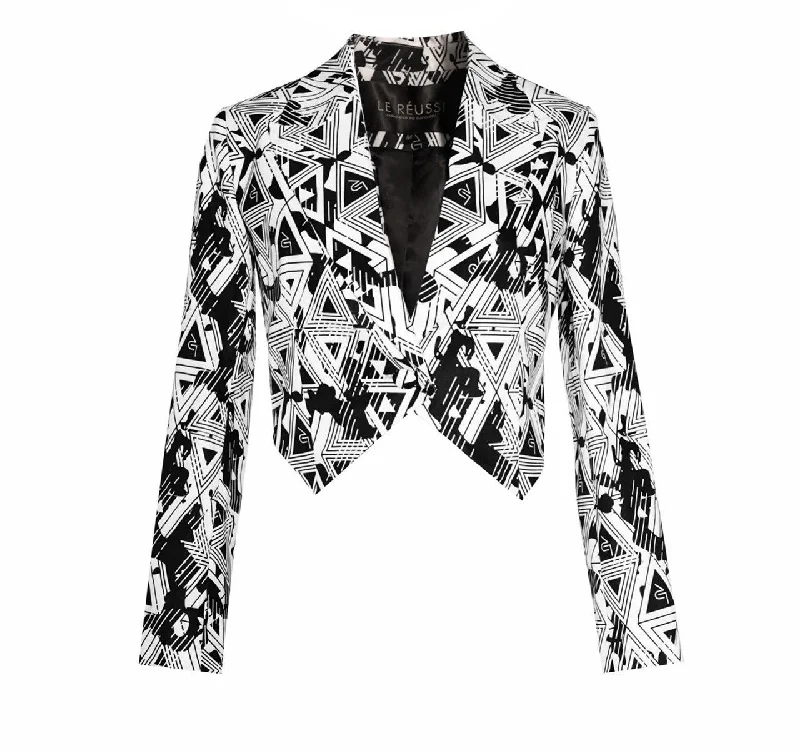 Amour Geometric Blazer Women's Custom Jacket