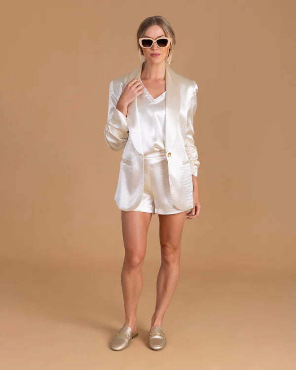 Thomas Blazer Bone - S'EDGE Women's Fashion Blazer