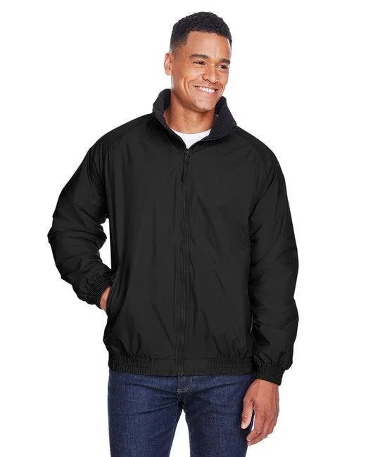 Harriton Adult Fleece-Lined Nylon Jacket M740 Fleece Fabric Down Fabric Feather Fabric Harriton Adult Fleece-Lined Nylon Jacket M740 Fleece Fabric Down Fabric Feather Fabric