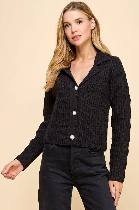 Knit Collared Blazer Women's Custom Suit
