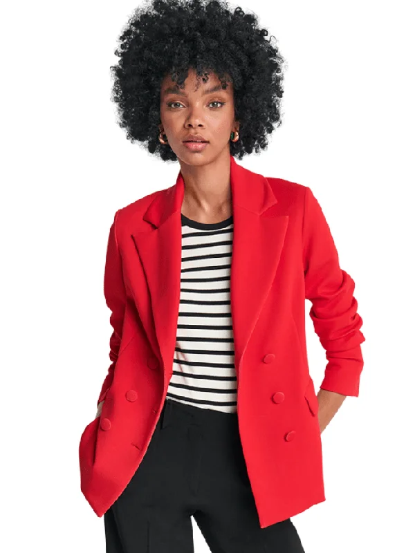 Riani Scuba Heartbeat Red Double Breasted Blazer 371440-8190 Women's High-End Blazer Riani Scuba Heartbeat Red Double Breasted Blazer 371440-8190 Women's High-End Blazer