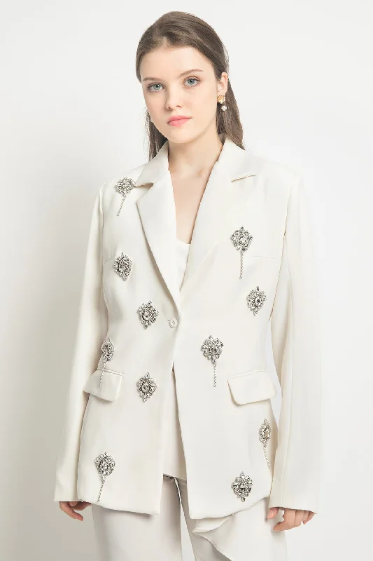 Constance Blazer in White Women's Daily Blazer