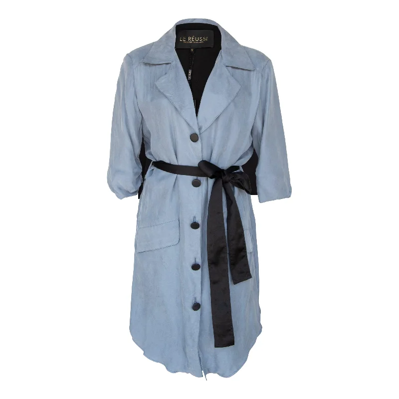 Cielo Blue Blazer Dress Women's Elegant Suit