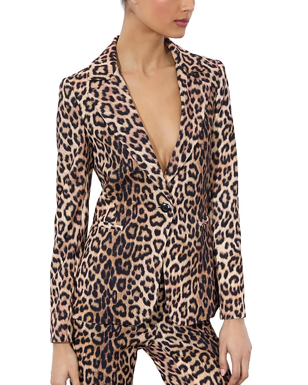 Macey Fitted Notch Collar Blazer Catwalk - Alice & Olivia Women's Formal Blazer