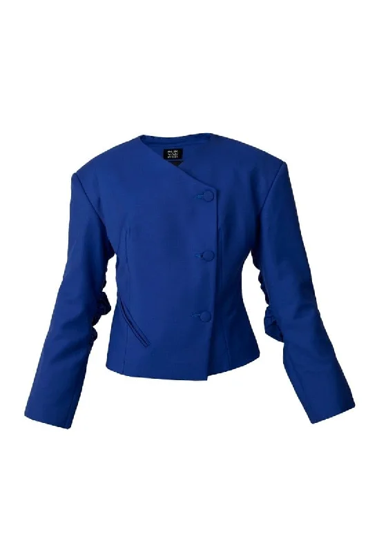 ELECTRIC BLUE BLAZER Women's Trendy Jacket