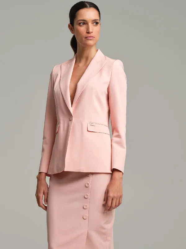 Regular fit single-breasted blazer Women's Warm Suit