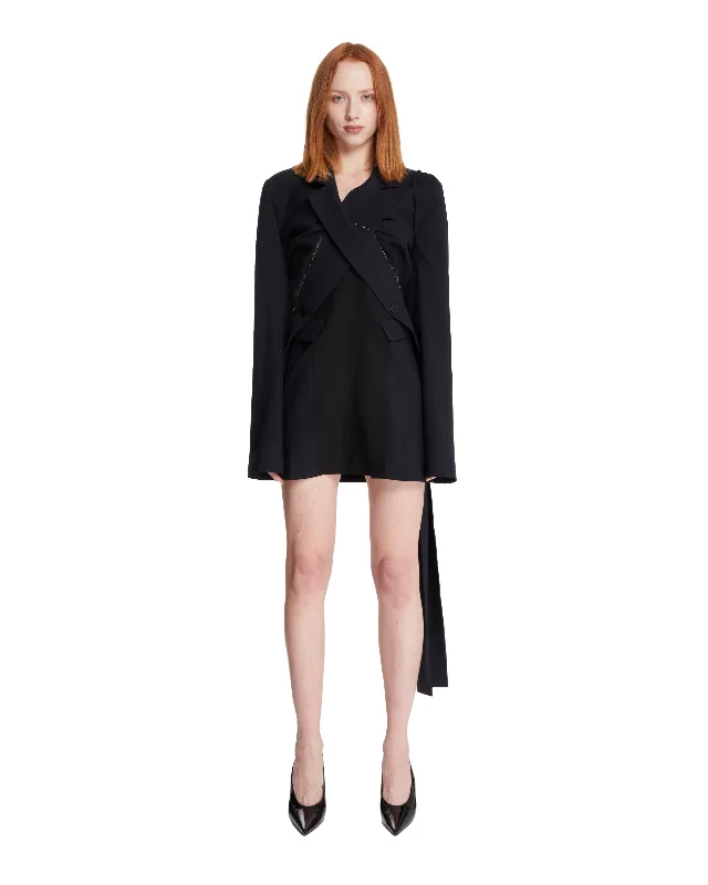 Abito Blazer Blu In Lana Women's Classic Blazer