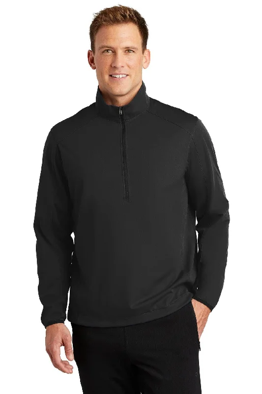 Port Authority Active 1/2-Zip Soft Shell Jacket. J716 Welt Pockets Slit Pockets Flap Pockets Port Authority Active 1/2-Zip Soft Shell Jacket. J716 Welt Pockets Slit Pockets Flap Pockets