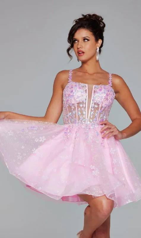Jovani Short Party Dress 40501 sweetheart Neckline Romantic