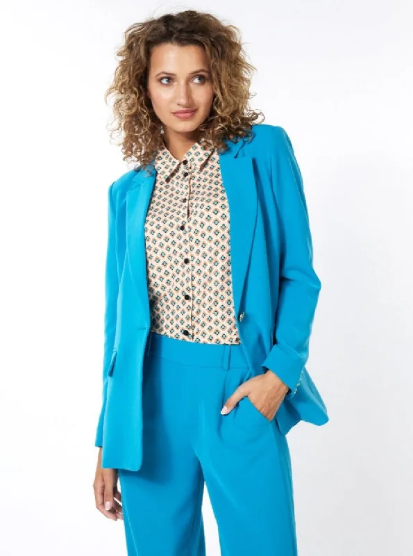 Blazer City [Petrol-F2317515] Women's Boutique Suit