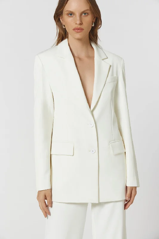 Kianna Joslyn Blazer - Ivory Women's Fashion Blazer
