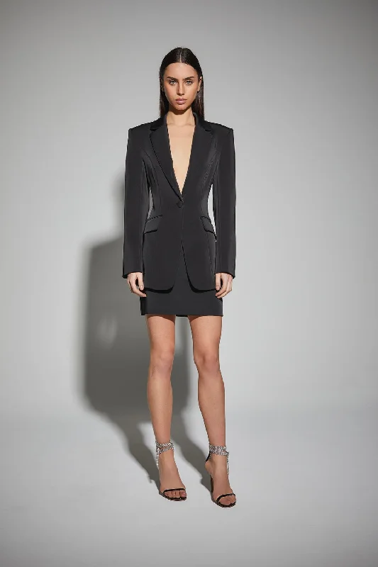 Kianna Sienna Blazer - Black Women's Classic Suit
