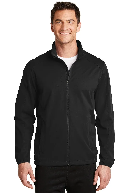 Port Authority Active Soft Shell Jacket. J717 Notch Collar Peter Pan Collar Cowl Neck Port Authority Active Soft Shell Jacket. J717 Notch Collar Peter Pan Collar Cowl Neck