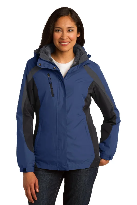 Port Authority Ladies Colorblock 3-in-1 Jacket. L321 Collared Jacket Crew Neck Jacket Turtle Neck Jacket Port Authority Ladies Colorblock 3-in-1 Jacket. L321 Collared Jacket Crew Neck Jacket Turtle Neck Jacket
