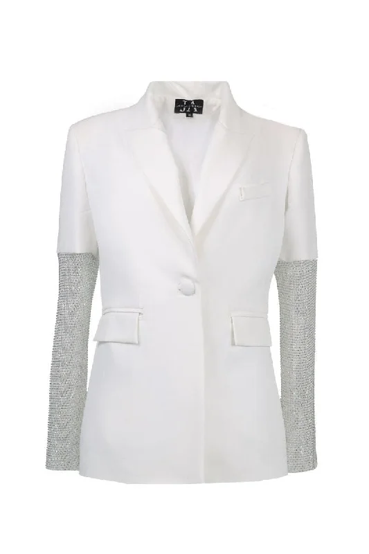 WHITE DIAMOND BLAZER Women's Custom Suit