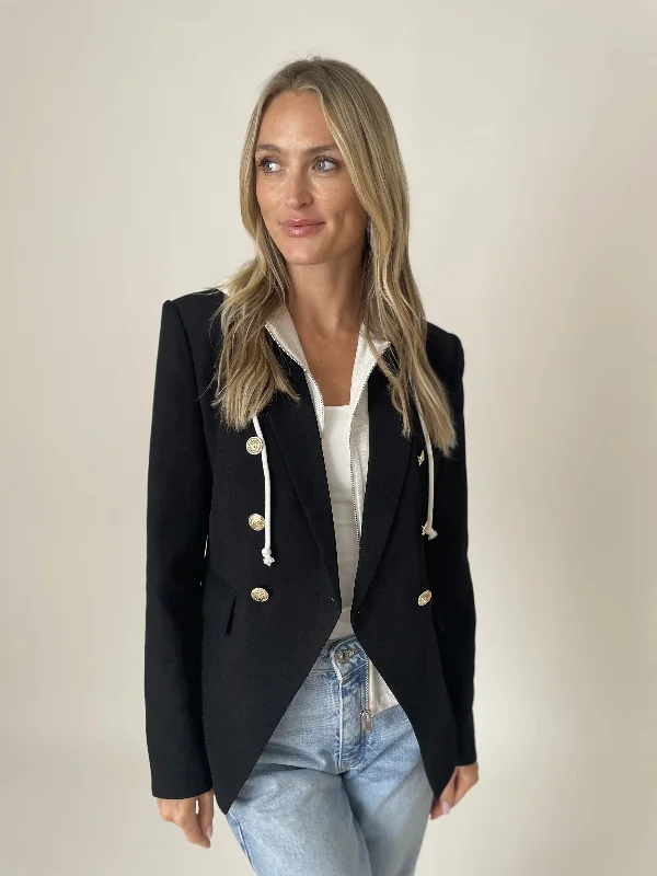 Heather Blazer Black - Six Fifty Clothing Women's Trendy Jacket