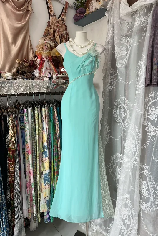 Tiffany Blue Straps Mermaid Vintage Long Party Dress Formal Evening Gown, DP4555 Tunics Plaid country Tiffany Blue Straps Mermaid Vintage Long Party Dress Formal Evening Gown, DP4555 Tunics Plaid country